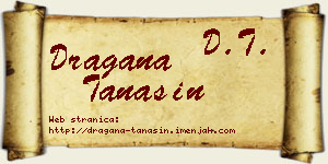 Dragana Tanasin vizit kartica